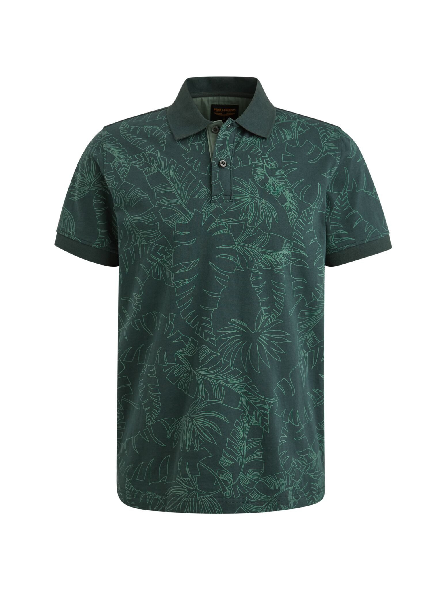 PME LEGEND Poloshirt - modisches Poloshirt in tropischem Muster
