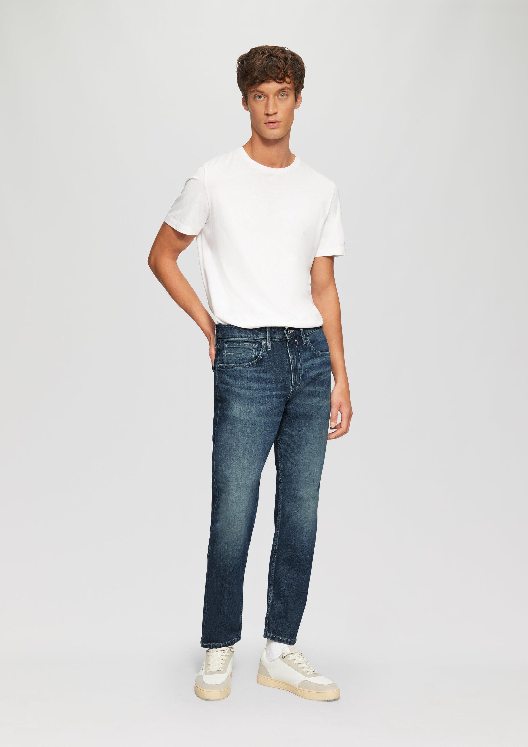s.Oliver Regular-fit-Jeans Jeans-Hose MAURO Jeans Mauro / Regular Fit / Mid Rise / Tapered Leg / 360° Denim