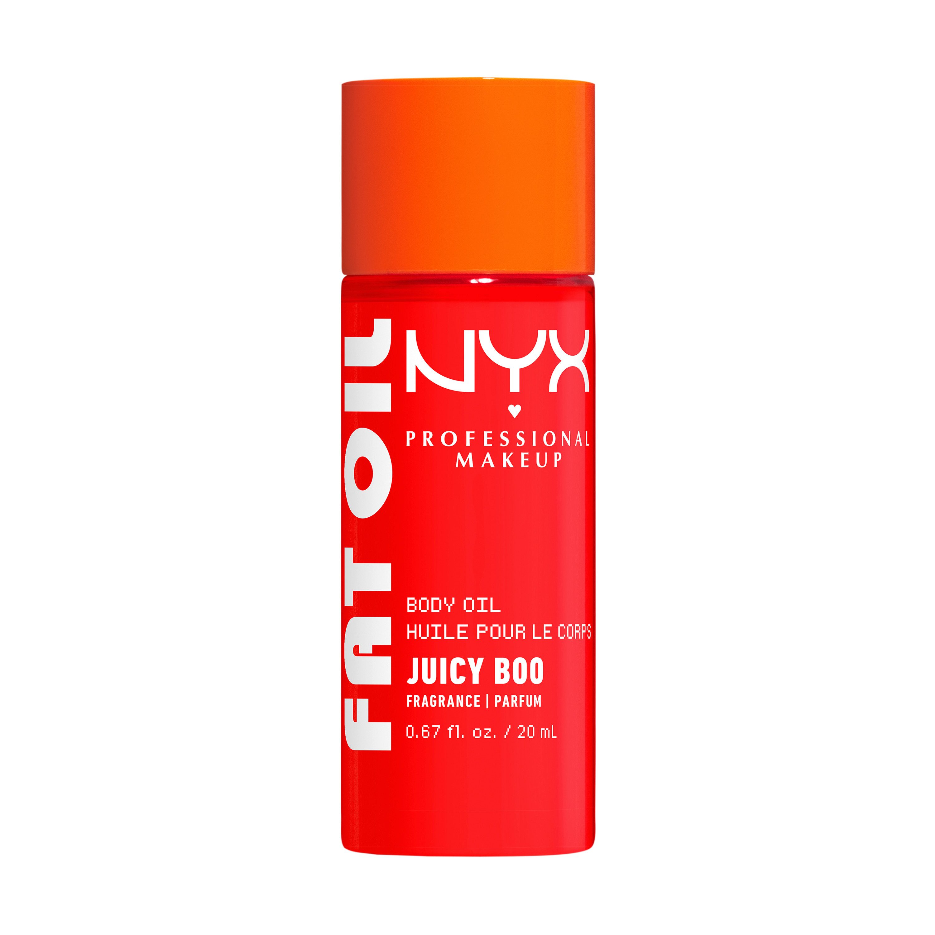 NYX PROFESSIONAL MAKEUP Körperöl FAT OIL BODY OIL JUICY BOO, für strahlenden Glow am Körper