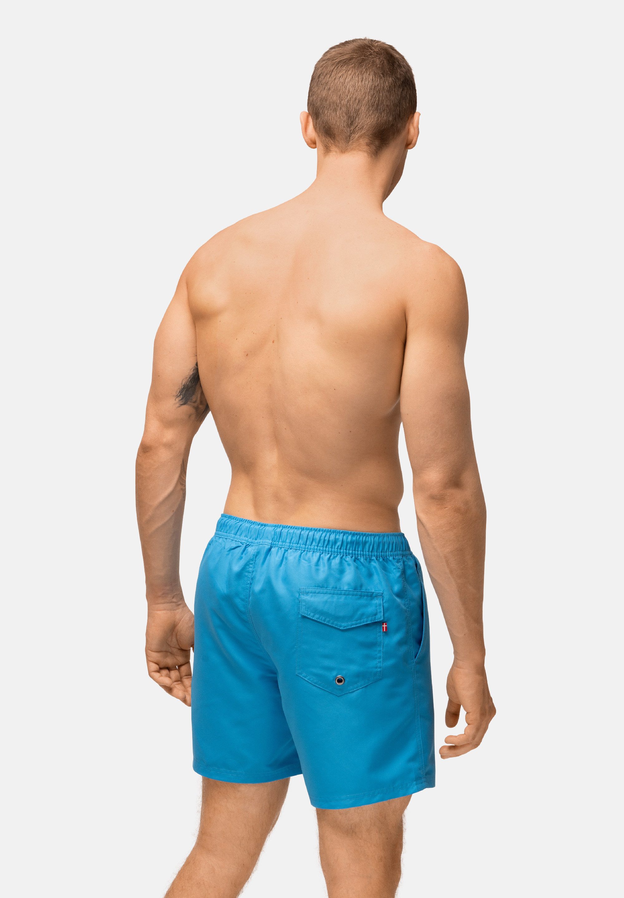 DANISH ENDURANCE Badehose Swim Shorts Herren Badeshorts mit Taschen, schnelltrocknend, recycelte Materialien