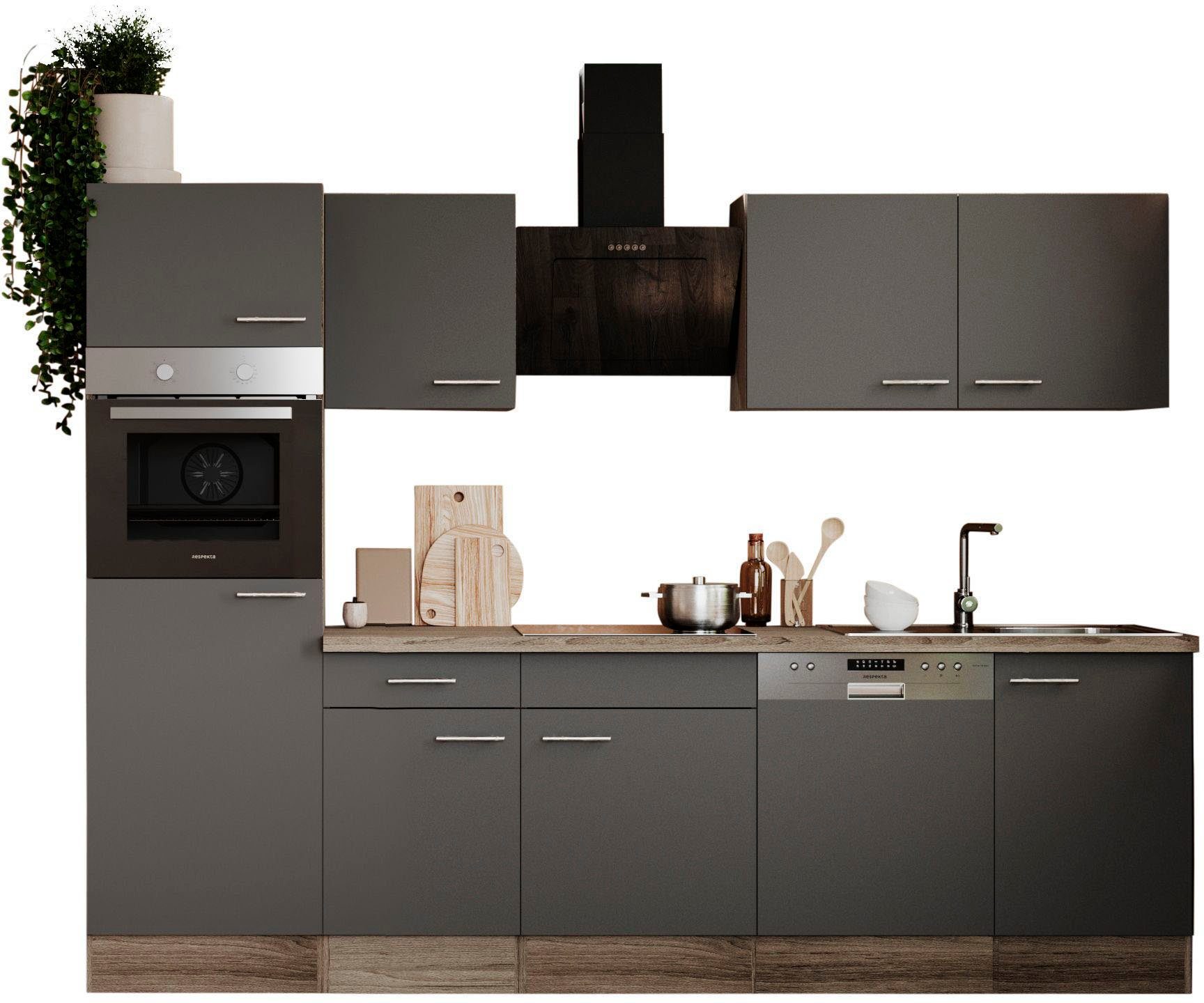 RESPEKTA Küche Oliver, Breite 280 cm, günstig online kaufen