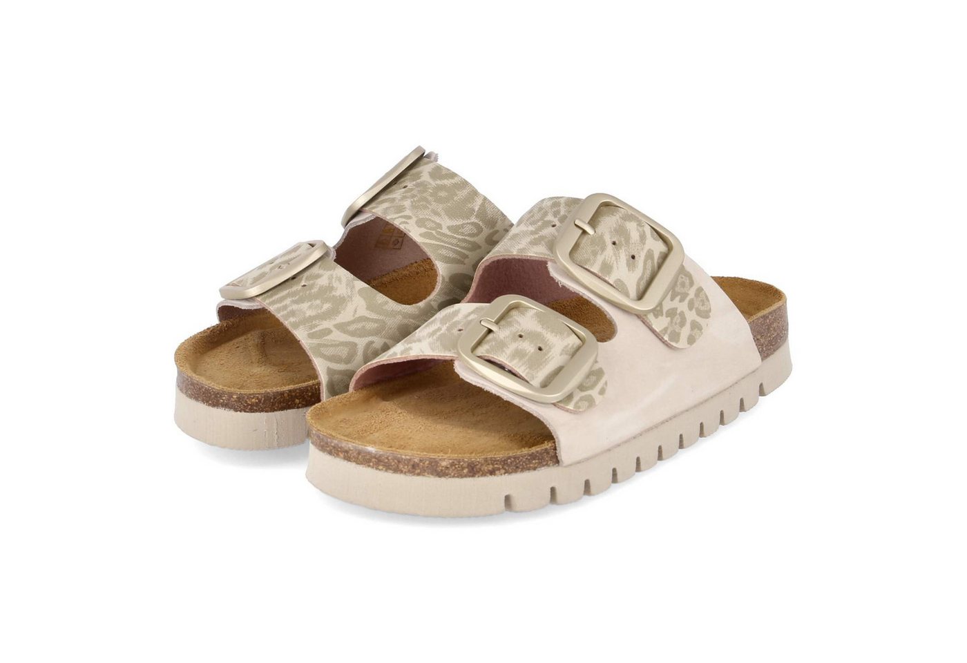 Beliana Beliana 2502/12326/89/Nb.Lino/Tarun 2 Damen Rauleder beige Pantolette