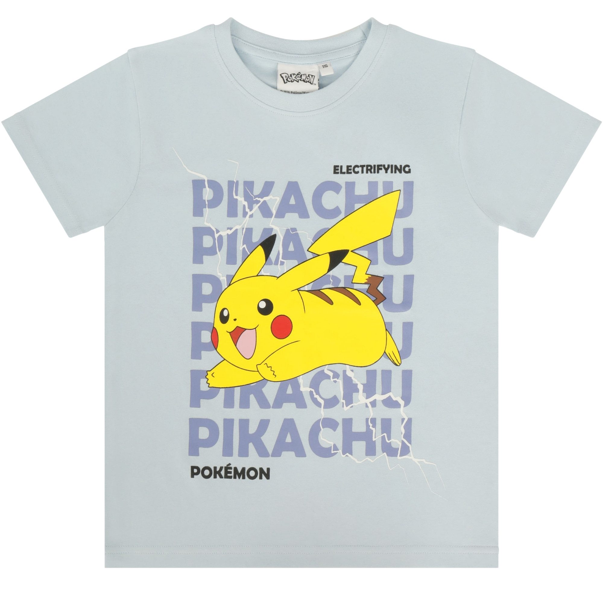 POKÉMON T-Shirt Pokemon T-Shirt Jungen Pikachu Poke Shirt mit Pikachu Design