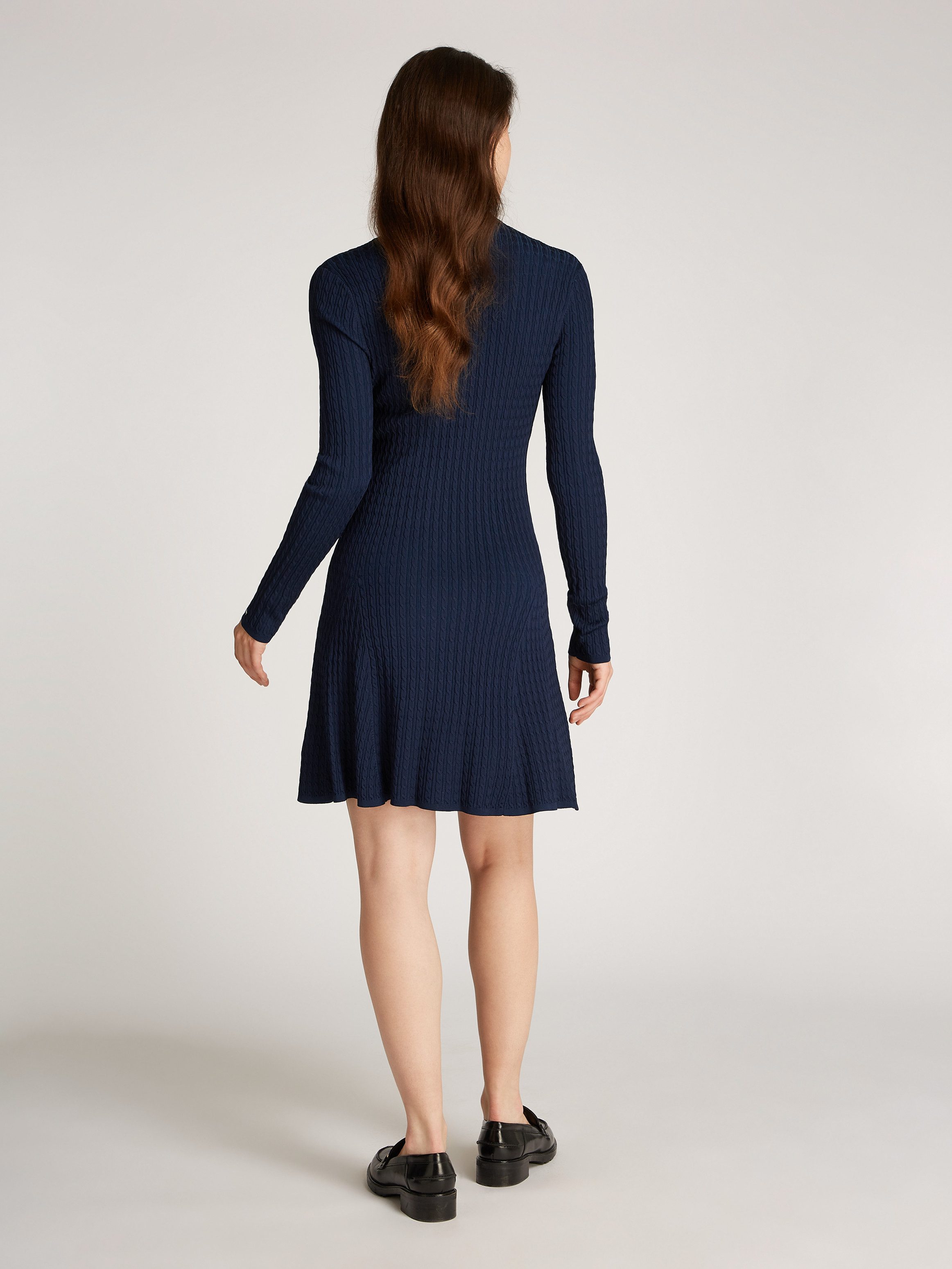 Tommy Hilfiger Strickkleid RAYON CABLE F&F günstig online kaufen