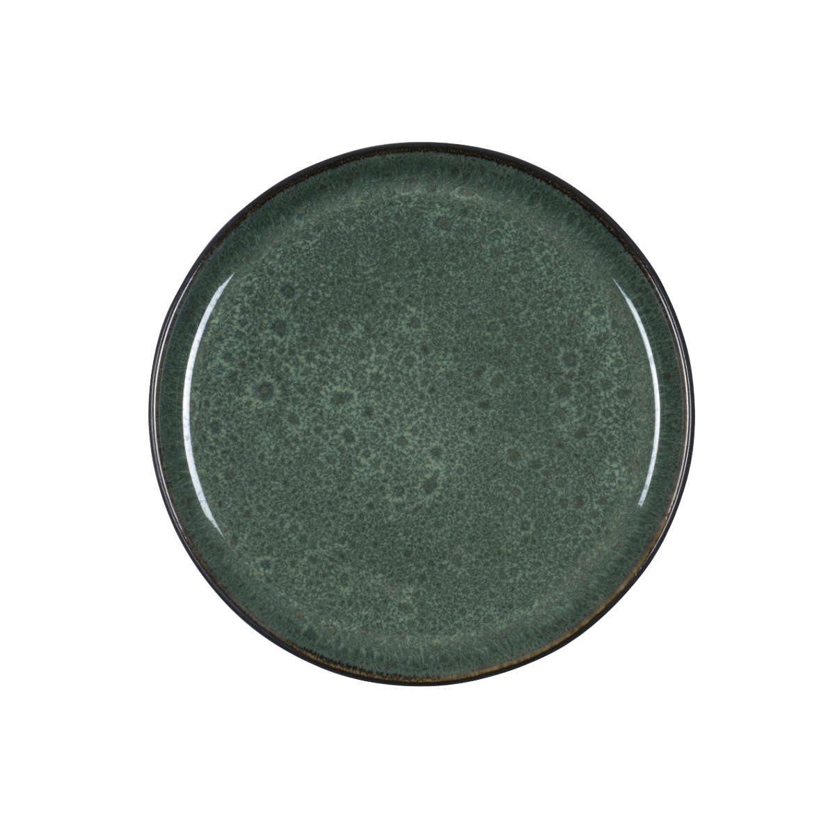 Bitz Frühstücksteller Gastro black / green, 21 cm