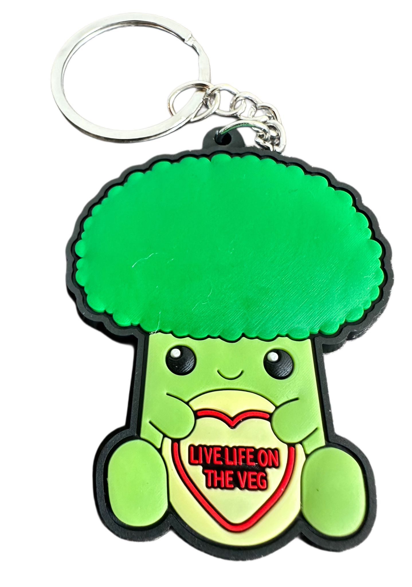Schlüsselanhänger Schlüsselanhänger Kinder Mini Anhänger keychain Love Hearts Brokkoli