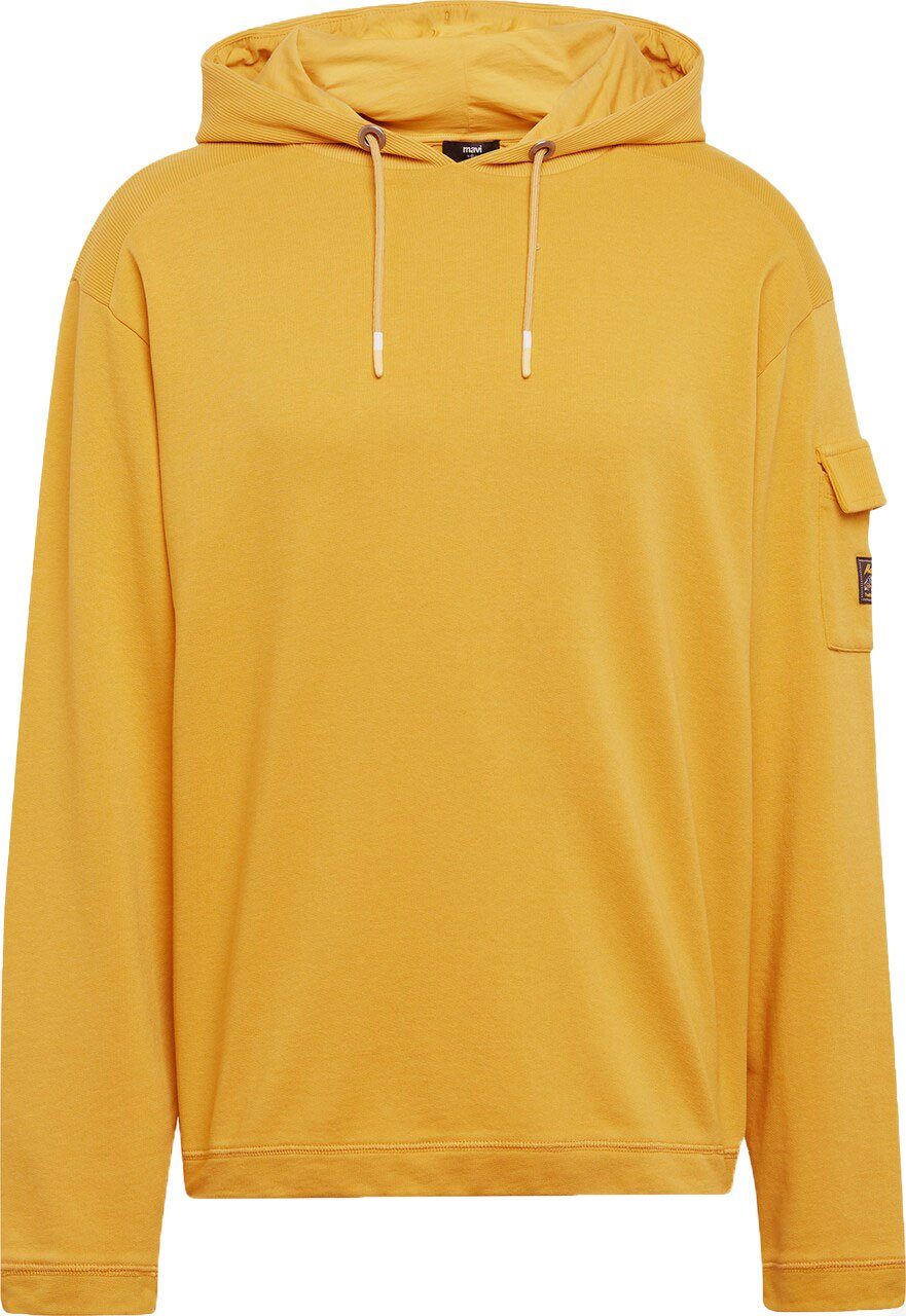 Mavi Kapuzenpullover Hooded Hoodie Sweatshirt Kapuzenpullover Shirt in Unifarbe