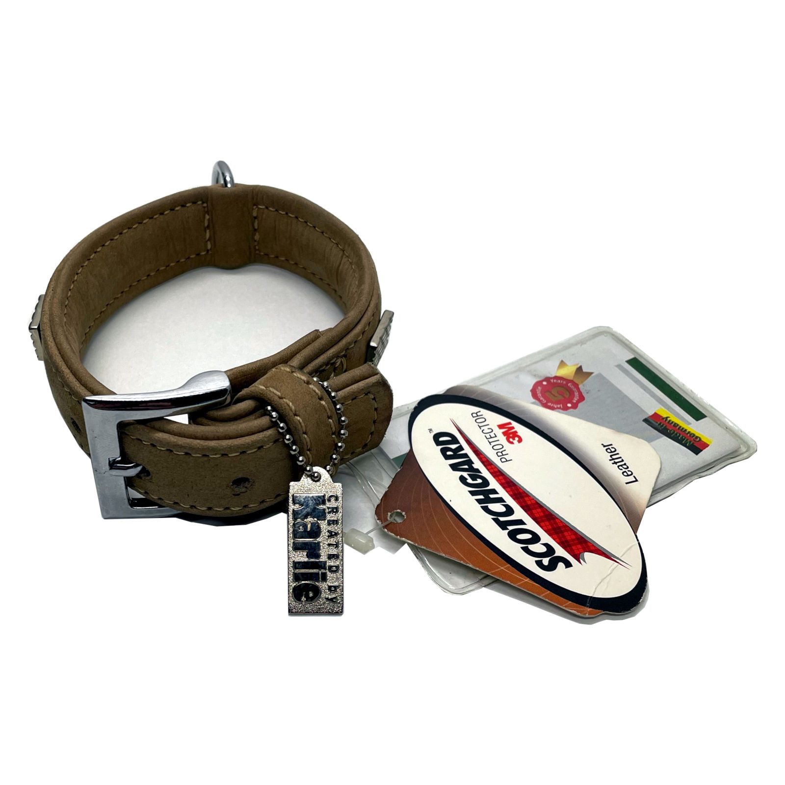 Karlie Hunde-Halsband BUFFALO Spirit Hundehalsband, Cinnamon 24mm 30cm, Cinnamon 24mm 30cm