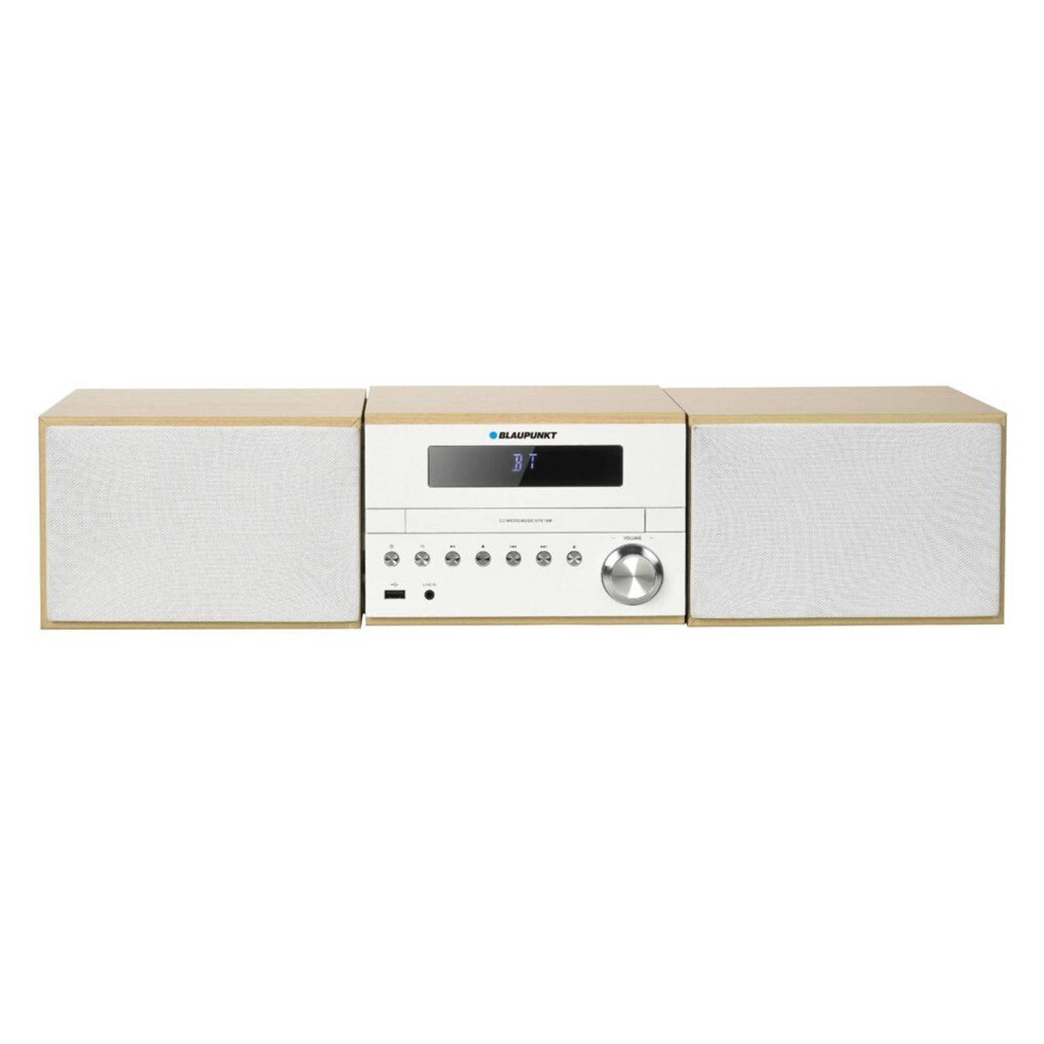 Blaupunkt MS45BT Stereoanlage (UKW mit RDS, 100,00 W, Mikro-HiFi System Stereoanlage)