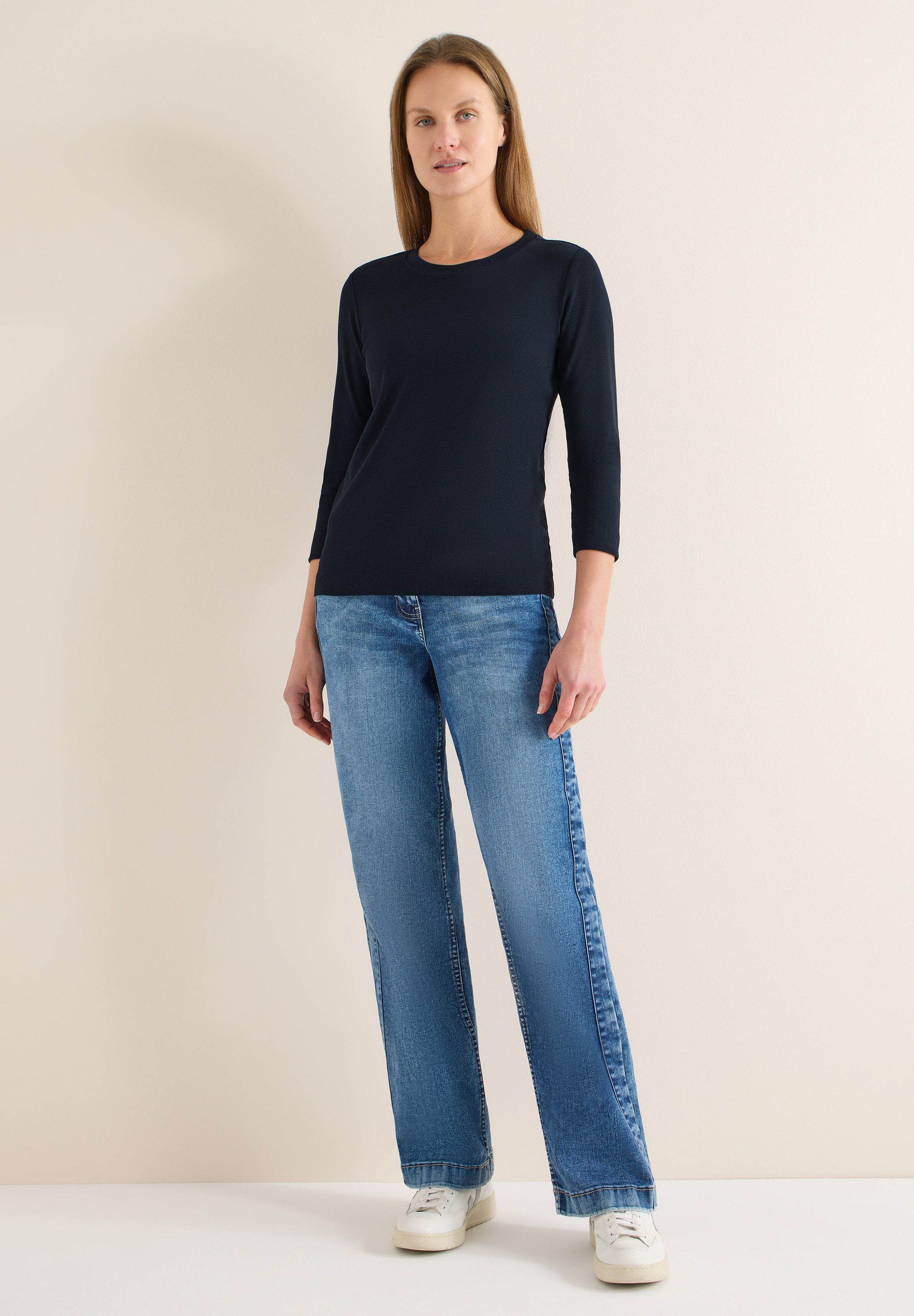 CECIL 3/4-Arm-Shirt mit 3/4 Ärmeln