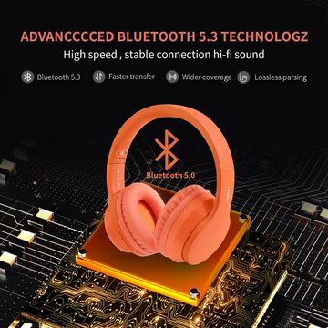 LOBKIN Vielseitige Anschlussoptionen Headset (Ergonomisches Design, kabellose Flexibilität, Akkulaufzeitoptimierung, fesselndes Hörerlebnis, Proteinleder-Ohrmuscheln, fortschrittliche Technologie, Ultimativer Musikgenuss mit S22 Over-Ear-Design mit Bluetooth,Komfort)