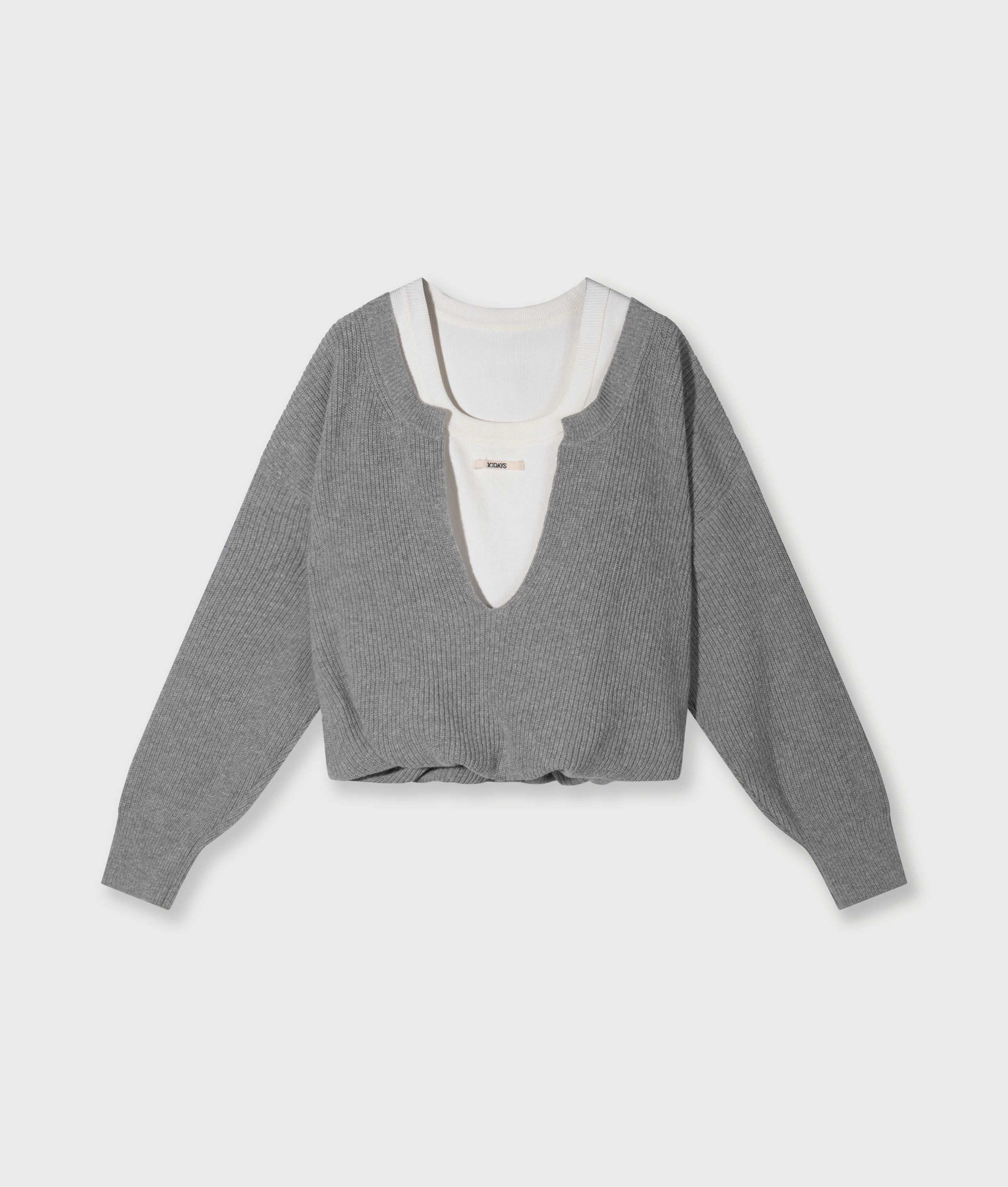 10DAYS V-Ausschnitt-Pullover günstig online kaufen