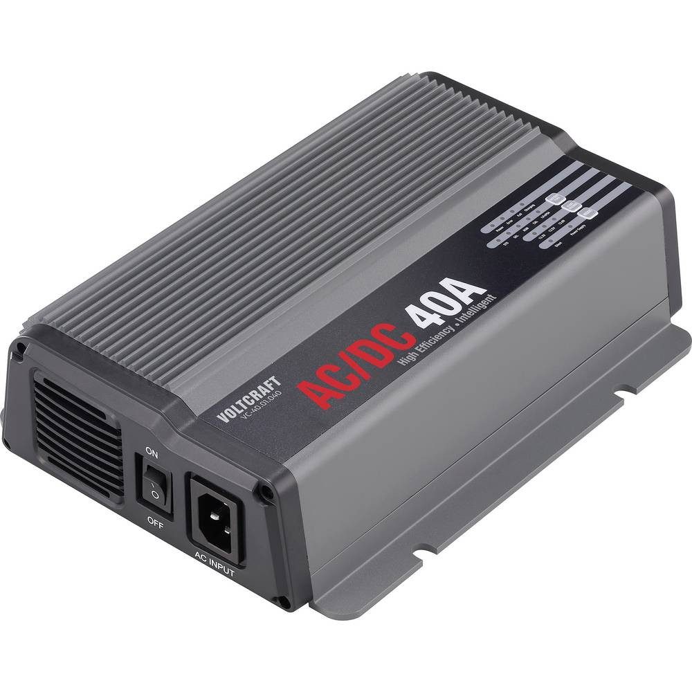 VOLTCRAFT VC-40.01.040 VC-16841730 Automatikladegerät 40 A Autobatterie-Ladegerät (Ladeüberwachung, verschiedene Ladeprogramme)