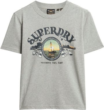 Superdry Print-Shirt TRAVEL SOUVENIR RELAXED TEE