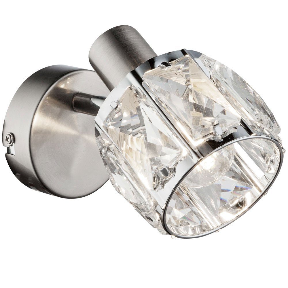 GLOBO LIGHTING LED Wandleuchte, Leuchtmittel inklusive, Warmweiß, Chrom Wan günstig online kaufen