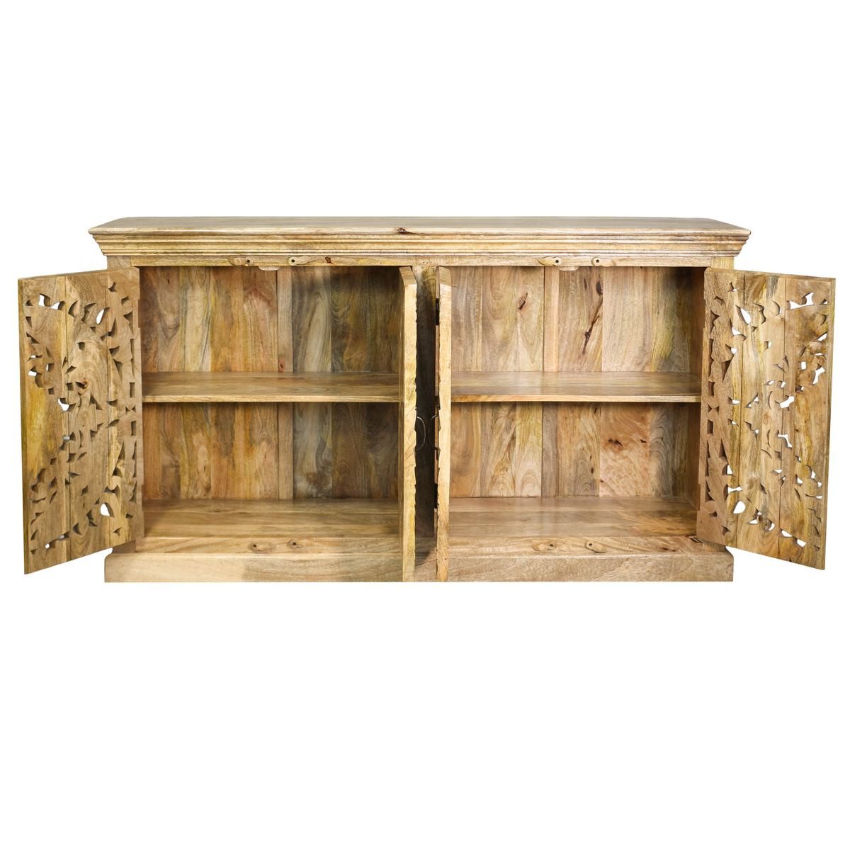 Oriental Galerie Unterschrank Indien Sideboard Saira Natur 160 cm