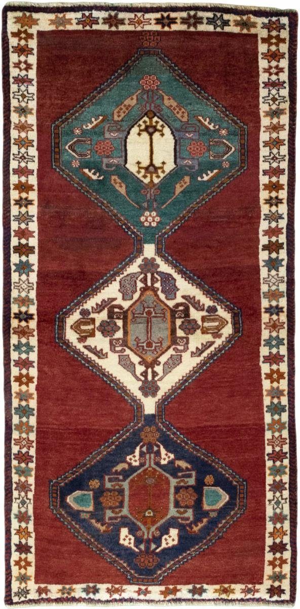Orientteppich Shiraz 86x171 Handgeknüpfter Orientteppich / Perserteppich Läufer, Nain Trading, rechteckig, Höhe: 10 mm