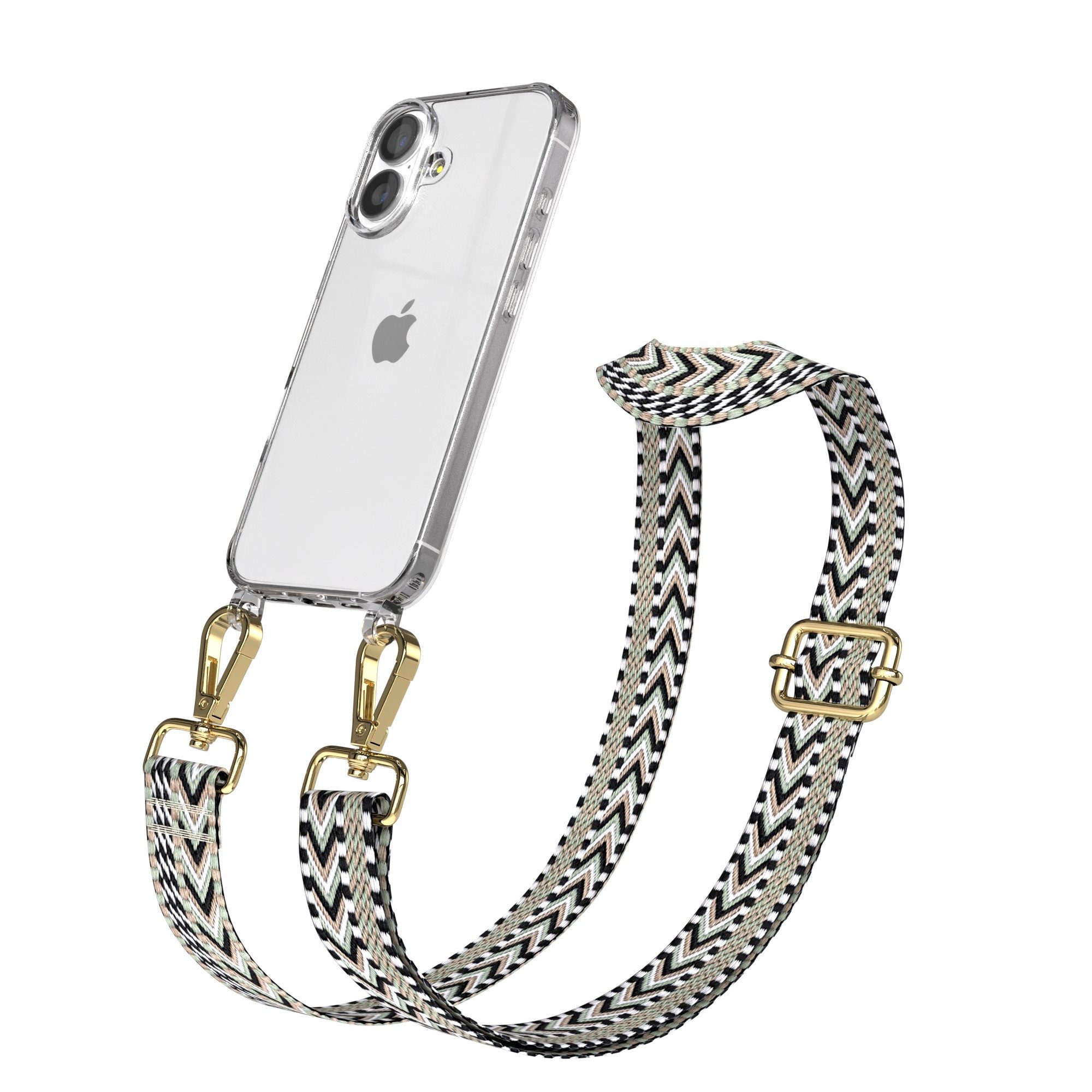Handykette Silikonhülle mit runder Kette für Apple iPhone 17