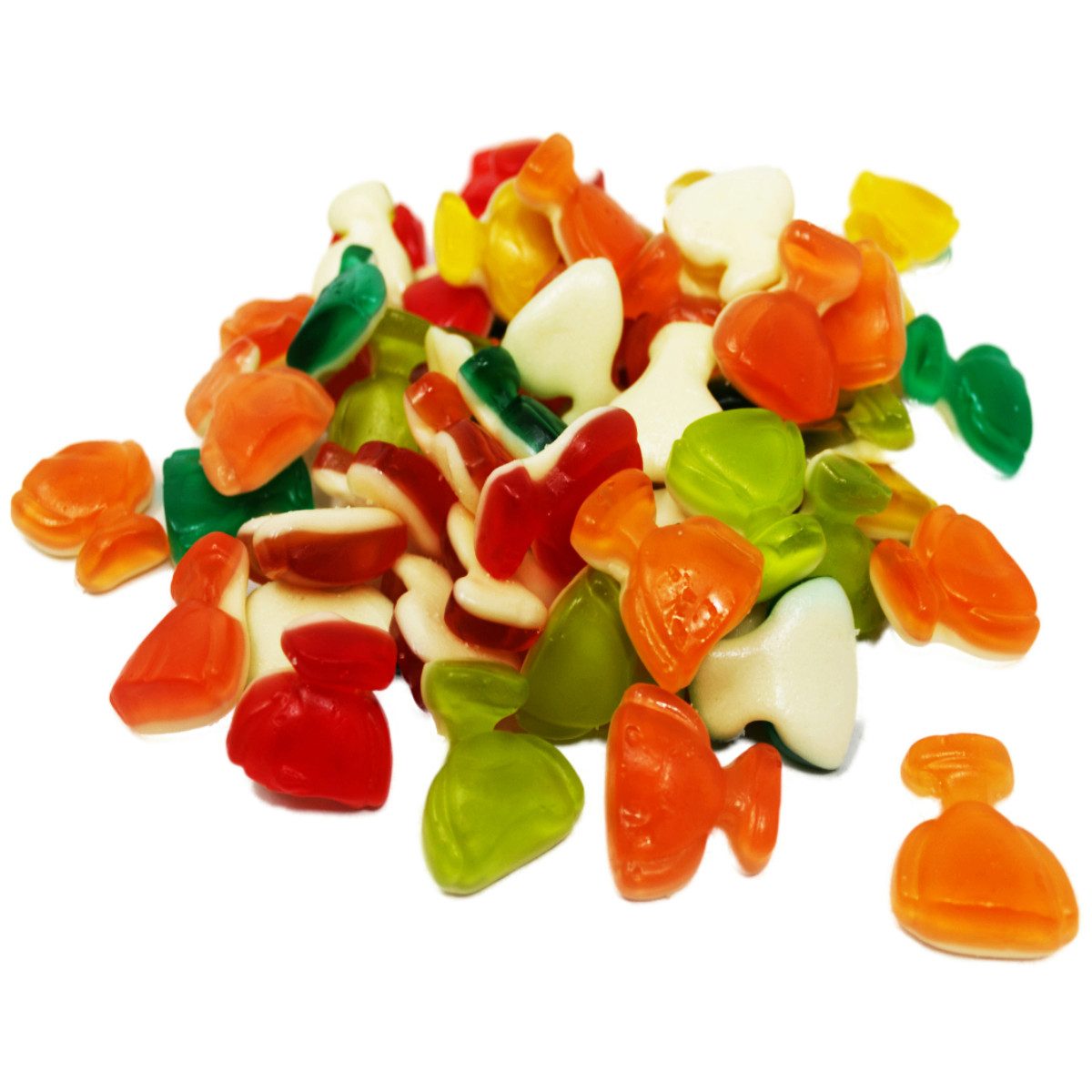 Fruchtgummi Bären & Co. Süßigkeit, Fruchtgummi Pokale bunt fruchtig süß mit Schaumzuckerboden 175g