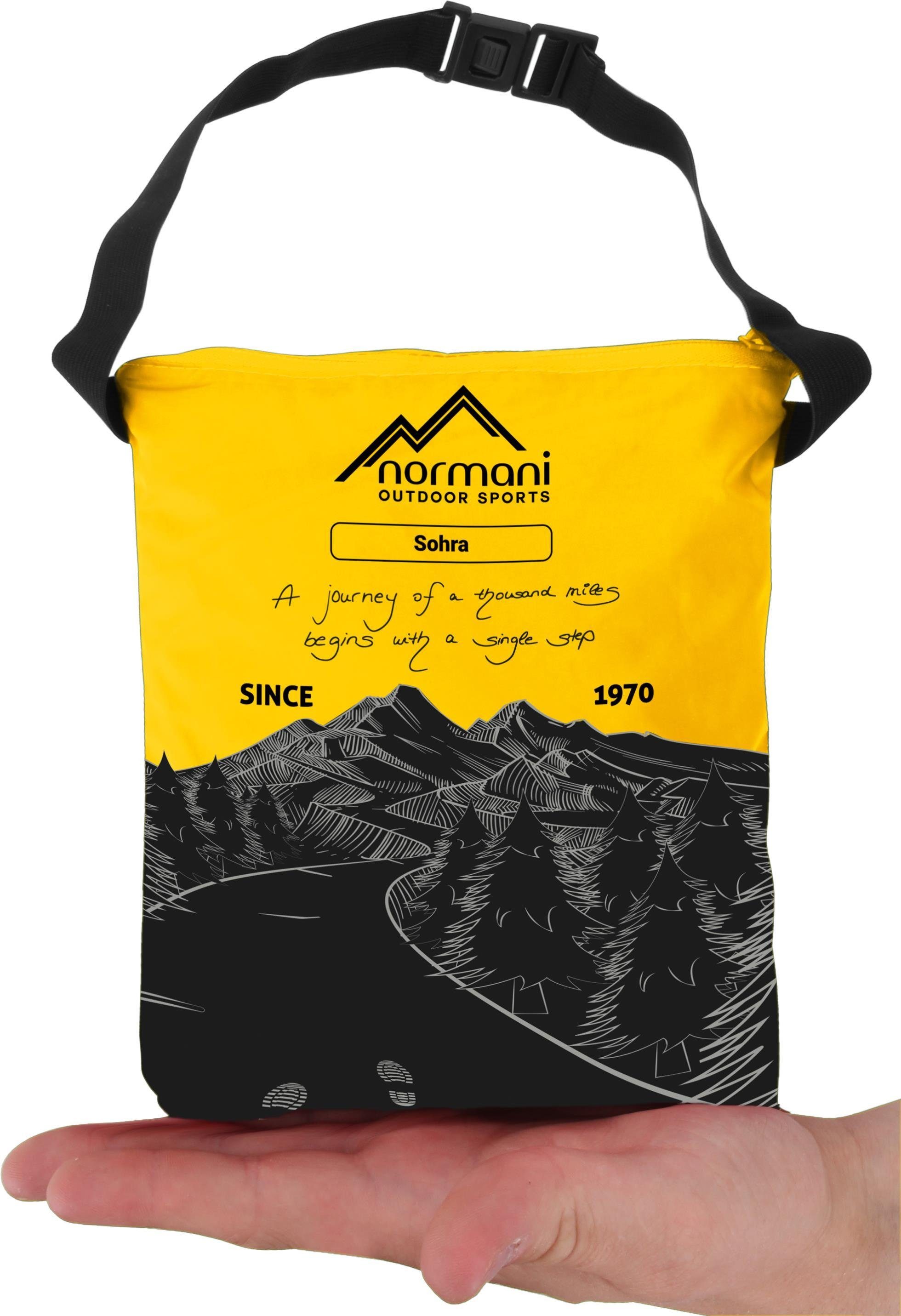 normani Regenponcho Regenponcho Sohra Wasserdichter Fahrradponcho mit Kapuze - Wassersäule: 12.000 mm