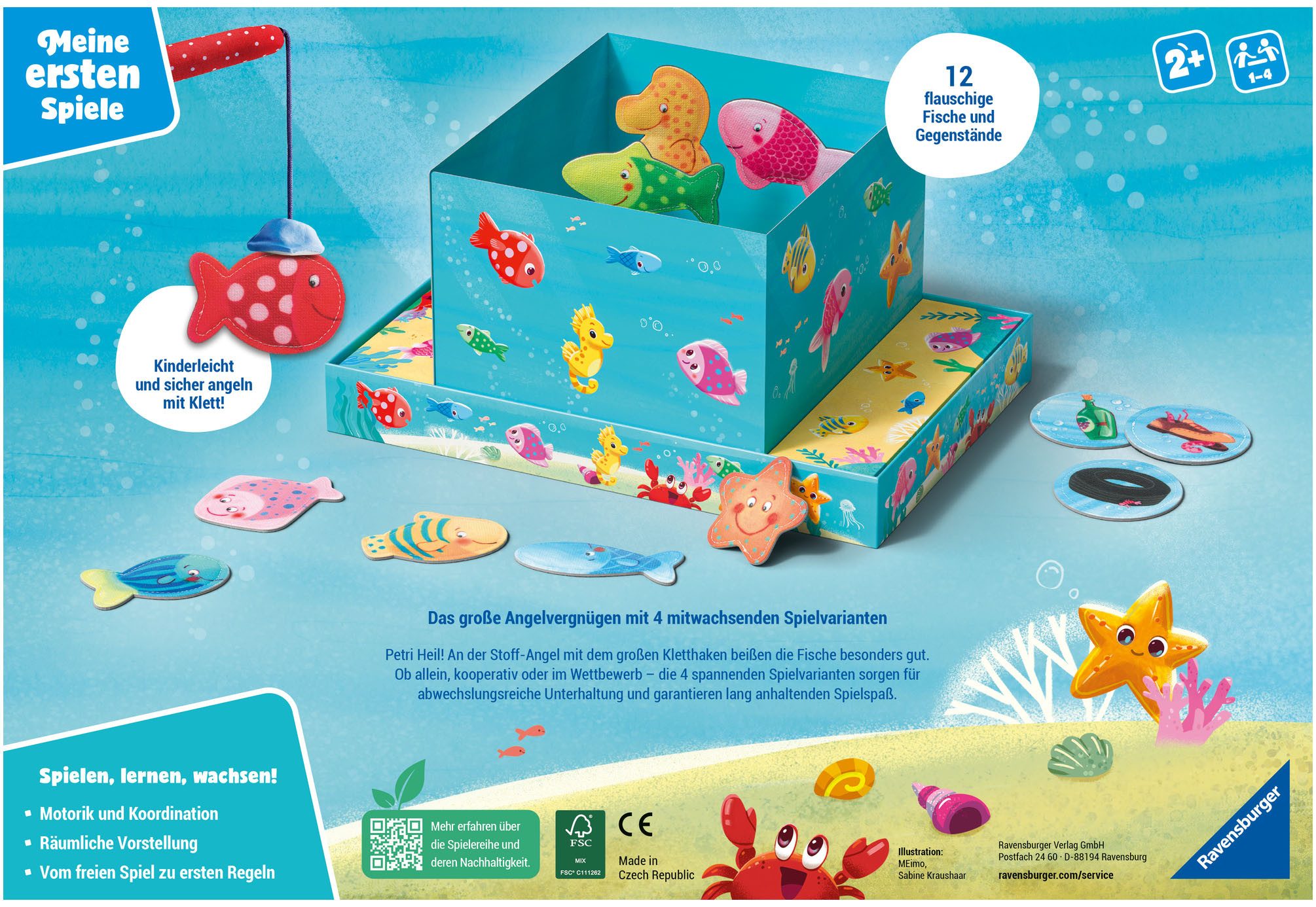 Ravensburger Spiel Angelspiel, Kinderspiel, Made in Europe