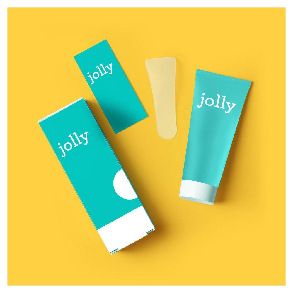 JOLLY Enthaarungscreme für den Körper - Haarentfernungs-Set für sanftere Haut 200 ml