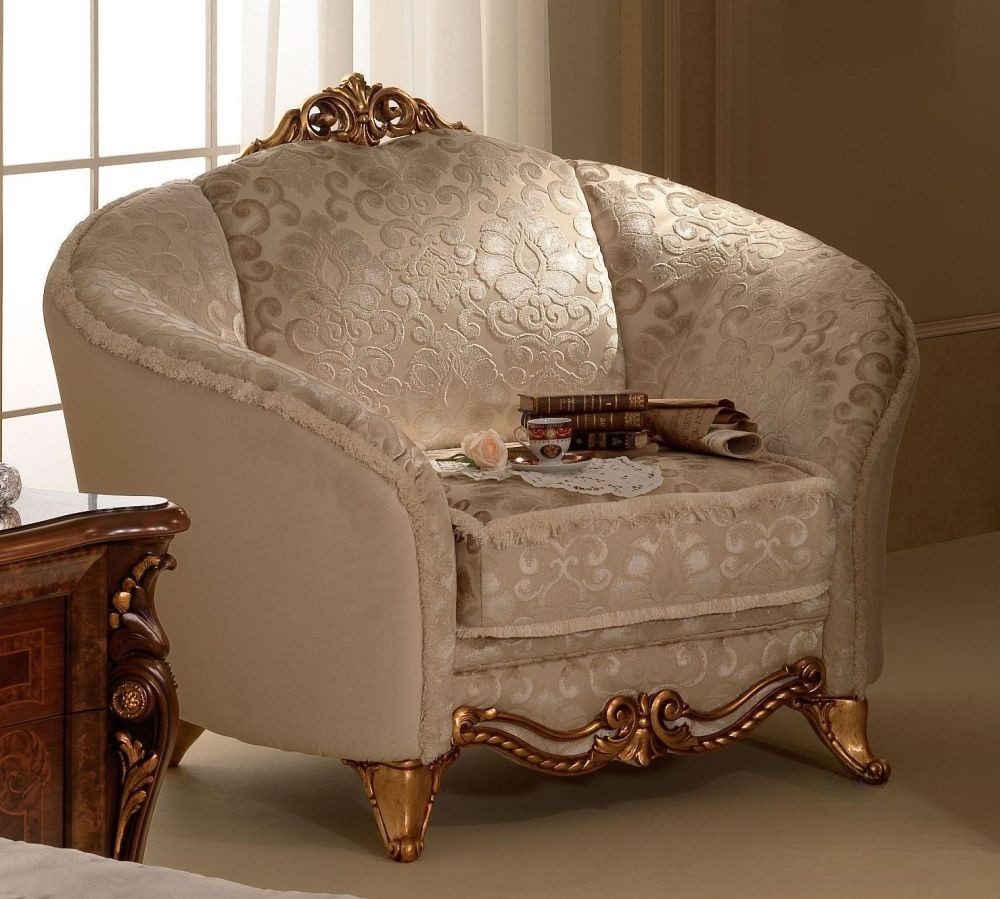 Xlmoebel Sessel Arredoclassic Lounge Sessel aus Textil für entspannte Momente (1x Sessel), Hergestellt in Europa