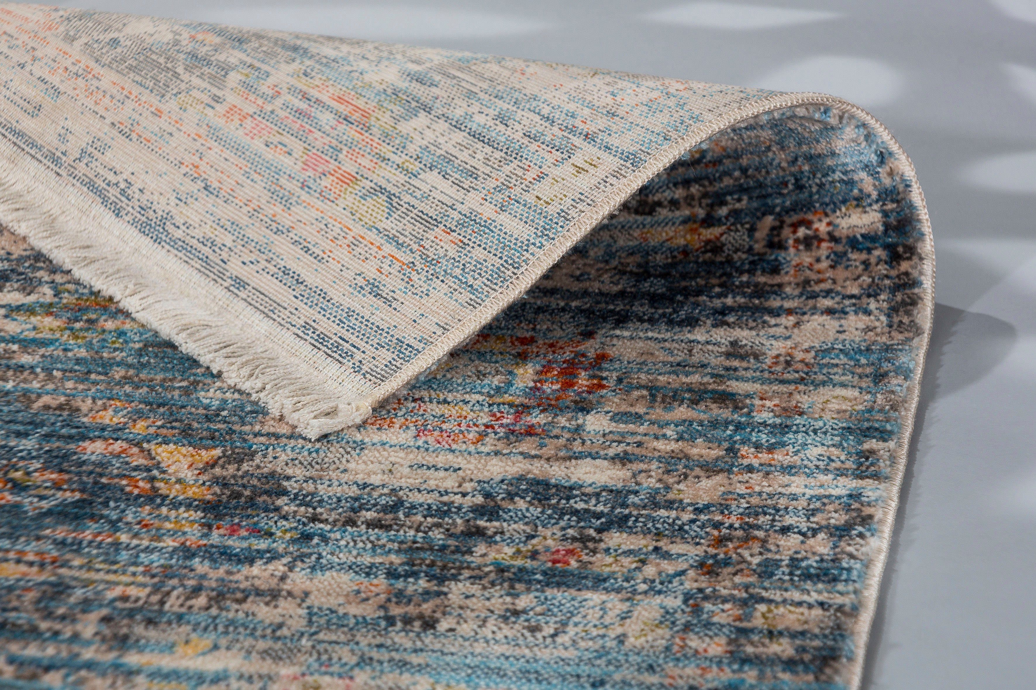 SCHÖNER WOHNEN-Kollektion Teppich Mystik 194, rechteckig, Höhe: 7 mm, Vintage Look, weiche Oberfläche, Wohnzimmer