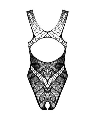 Obsessive Body Body in schwarz aus Netz rückenfrei transparent