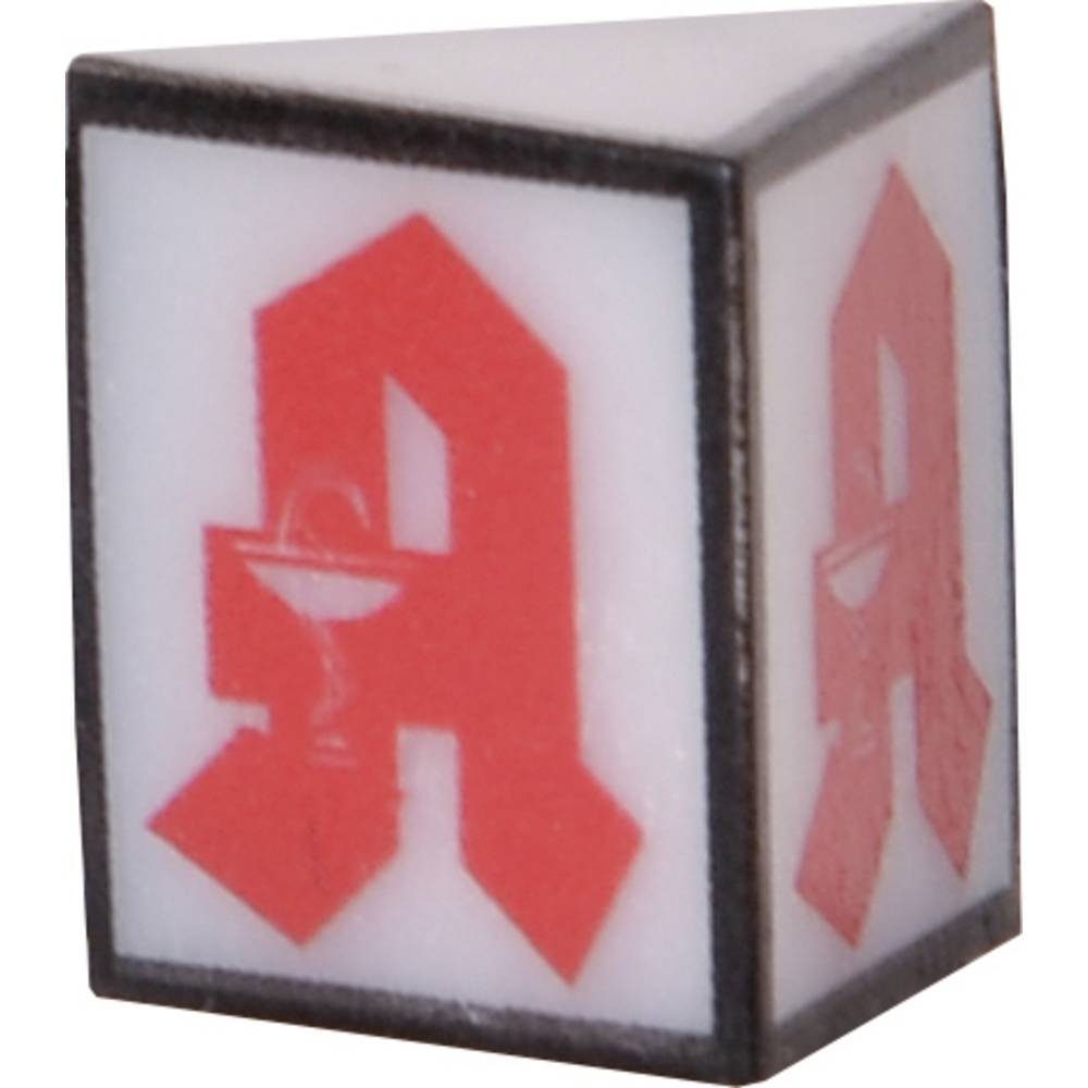 Modelleisenbahn-Signal H0 Reklameschild Apotheke mit LED-Beleuchtung