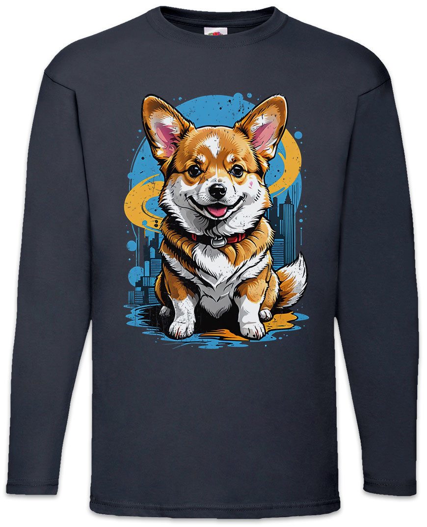 Urban Backwoods Langarmshirt Sweet Corgi Art Langarm T-Shirt Welsh Pembroke günstig online kaufen