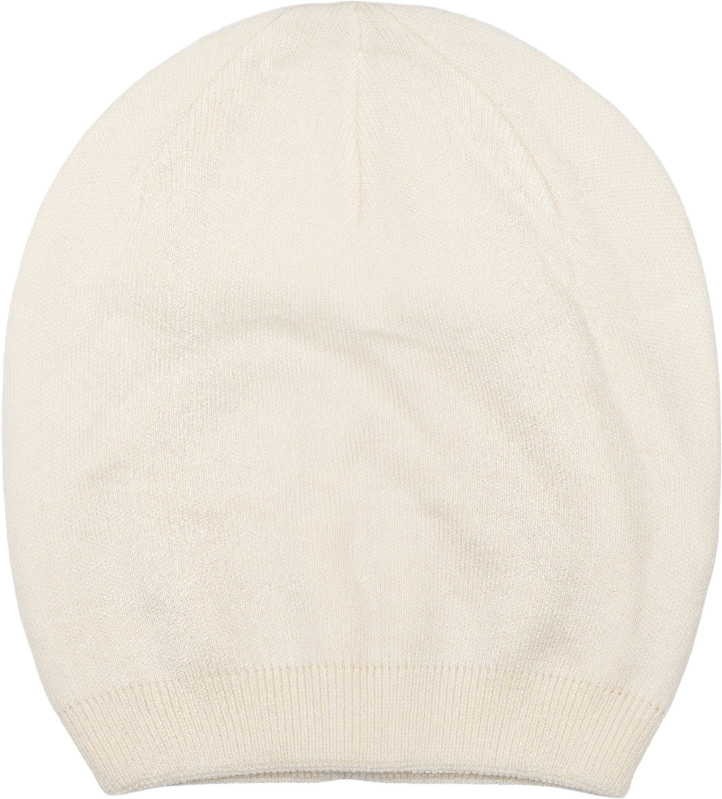 Strickmütze Feinstrick Beanie Mütze Uni Doppellagig