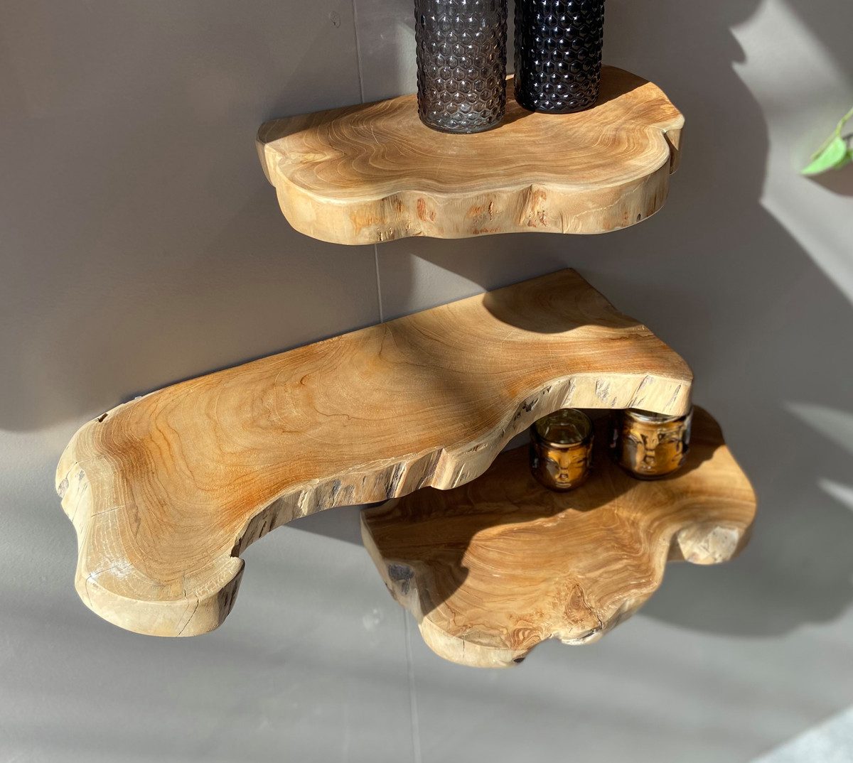 Maison ESTO Wandregal NATUR 3´er Set günstig online kaufen