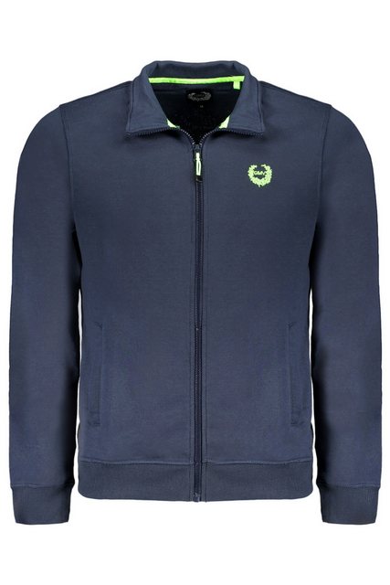 GIAN MARCO VENTURI Sweatshirt Herren Sweatshirt Blau: Langarm, Reißverschlu günstig online kaufen