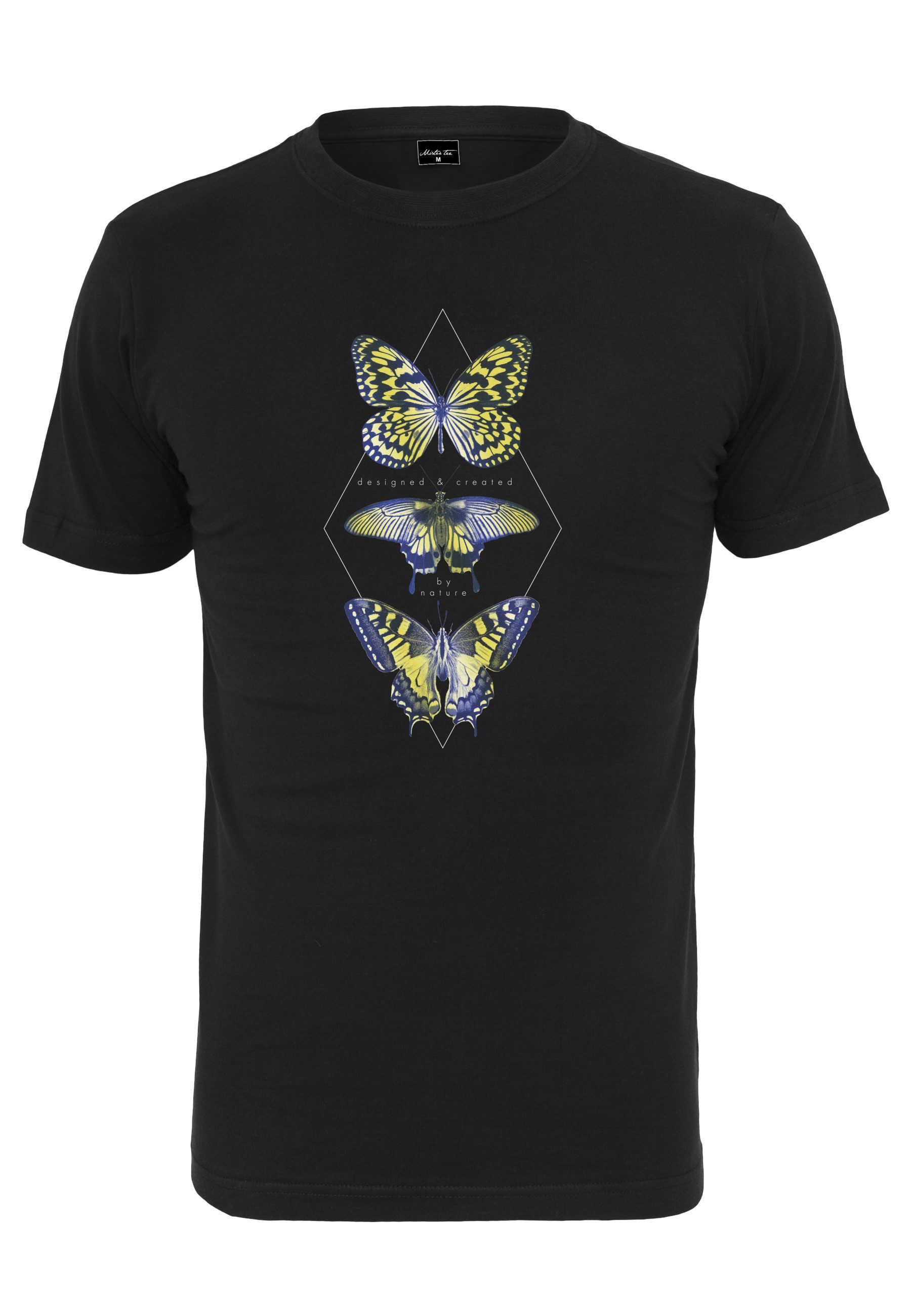 MisterTee T-Shirt MisterTee Herren Butterfly Night Tee (1-tlg)
