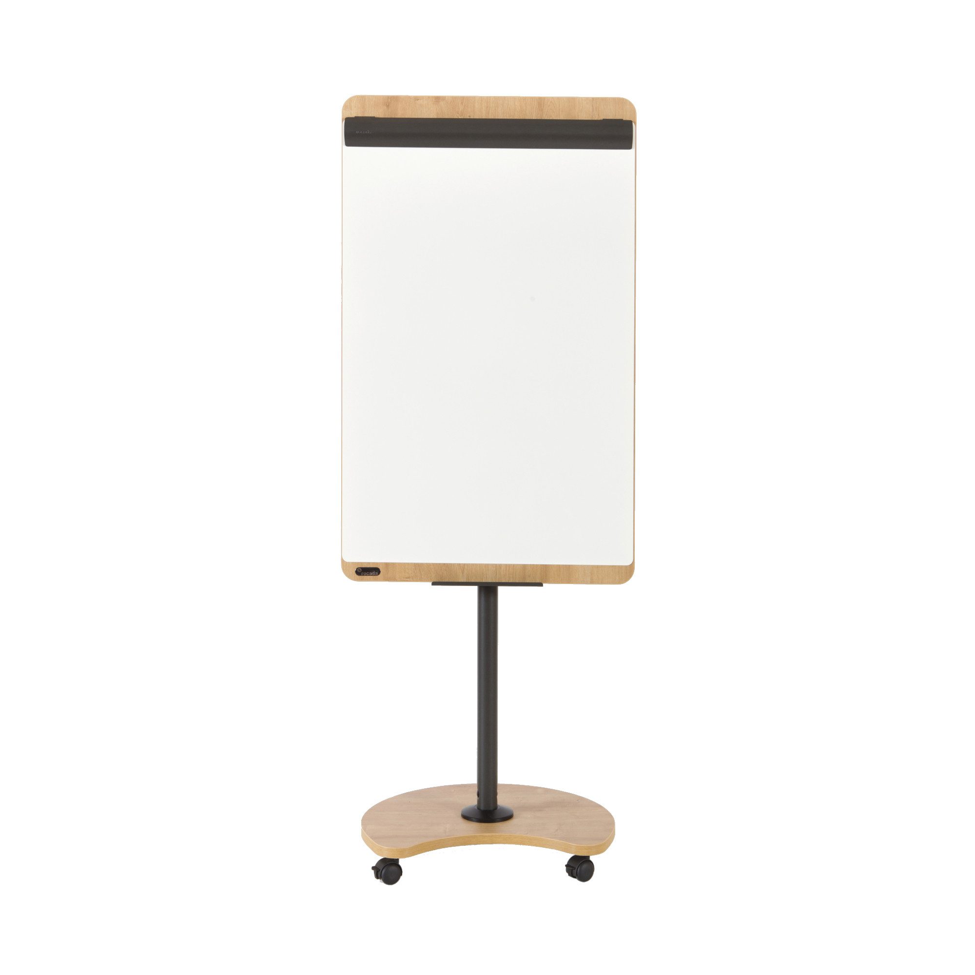 rocada Standtafel Flipchart NAT0618 mobil drehbar magnetisch Holz