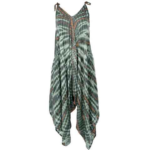 Guru-Shop Relaxhose Boho Batik Jumpsuit, Sommer Overall, Hosenkleid.. alternative Bekleidung
