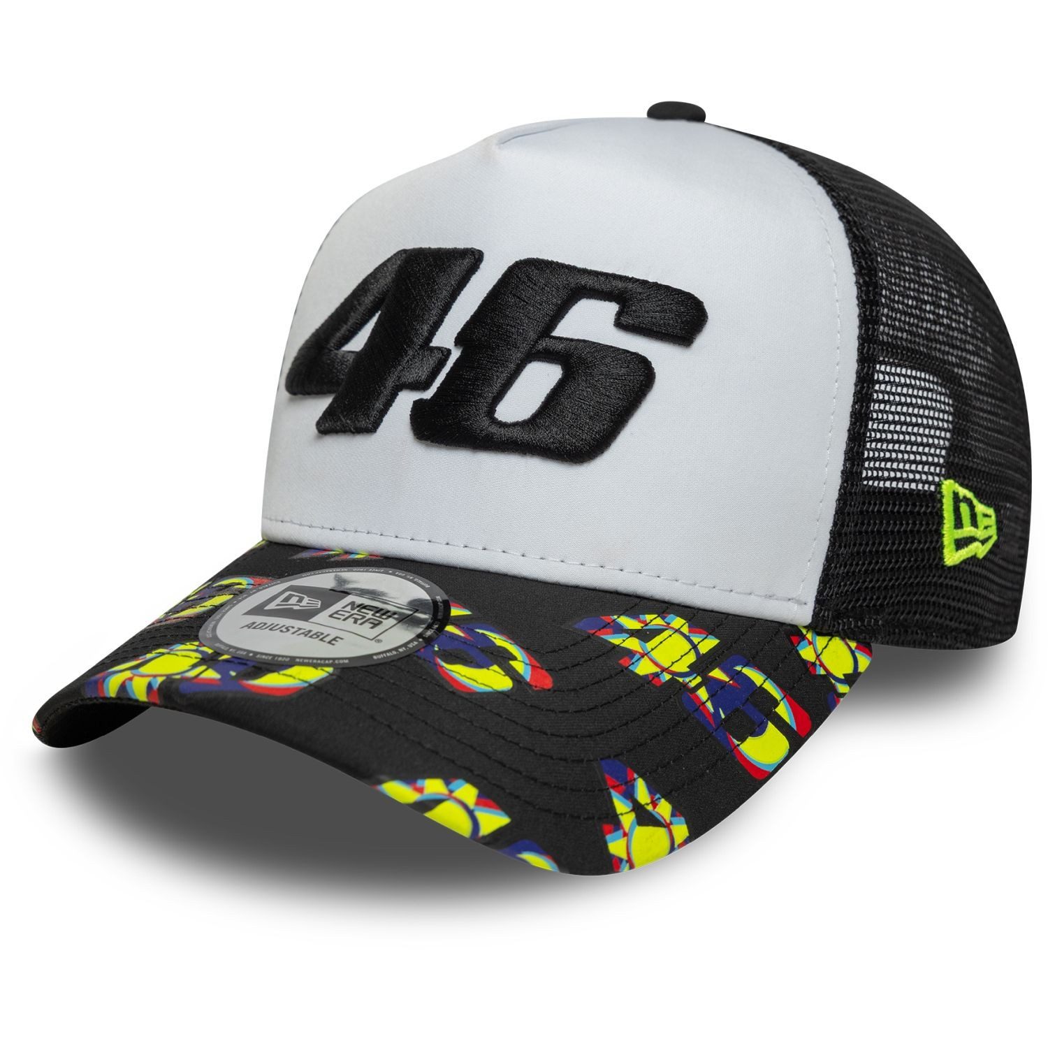 New Era Trucker Cap AFrame Trucker PRINT VISOR VR46