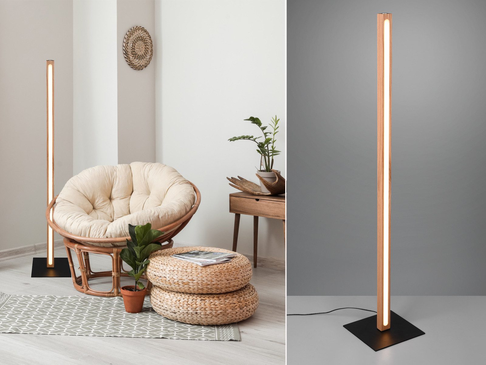 TRIO Leuchten LED Stehlampe, Dimmfunktion, LED fest integriert, dimmbar übe günstig online kaufen