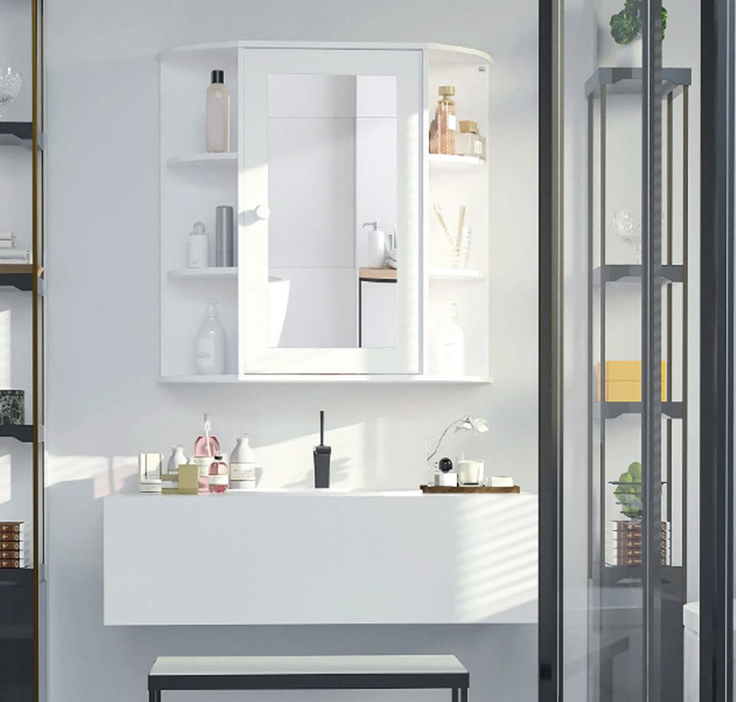 XDeer Spiegelschrank Spiegelschrank Badschrank Badezimmerschrank, 8 günstig online kaufen