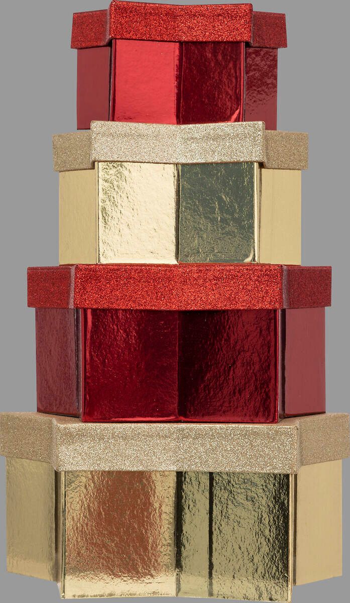 Atmosphera Créateur d'intérieur Aufbewahrungsbox Geschenkboxen (4er-Set)