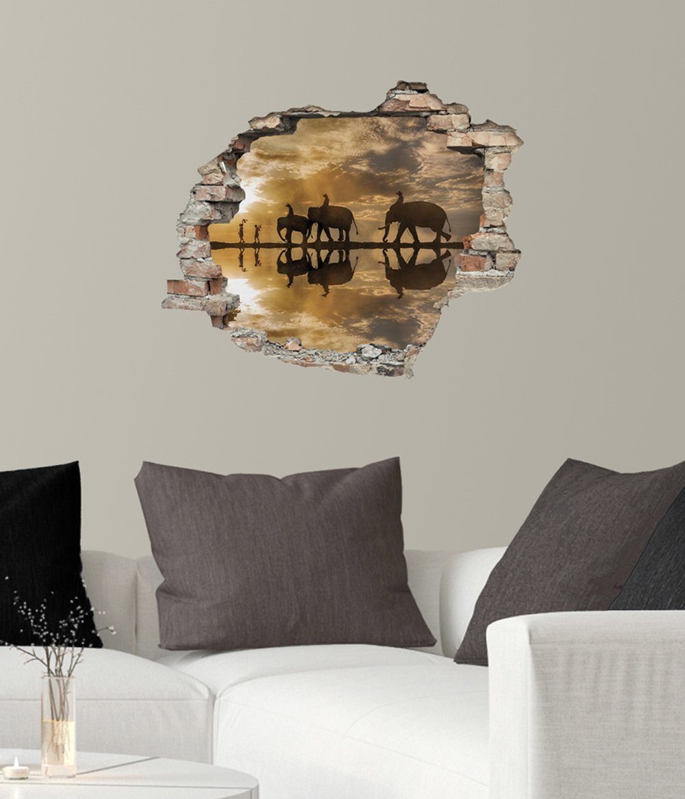 queence Wandtattoo Elefanten (1 St), Wandsticker, günstig online kaufen