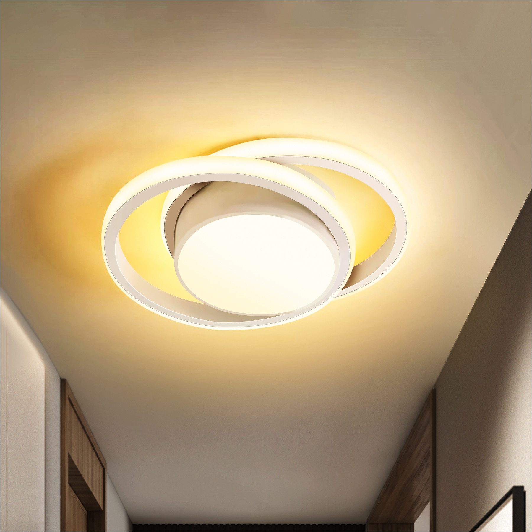 Senmudi Deckenleuchte Deckenlampe LED, 20W,26cm LED günstig online kaufen