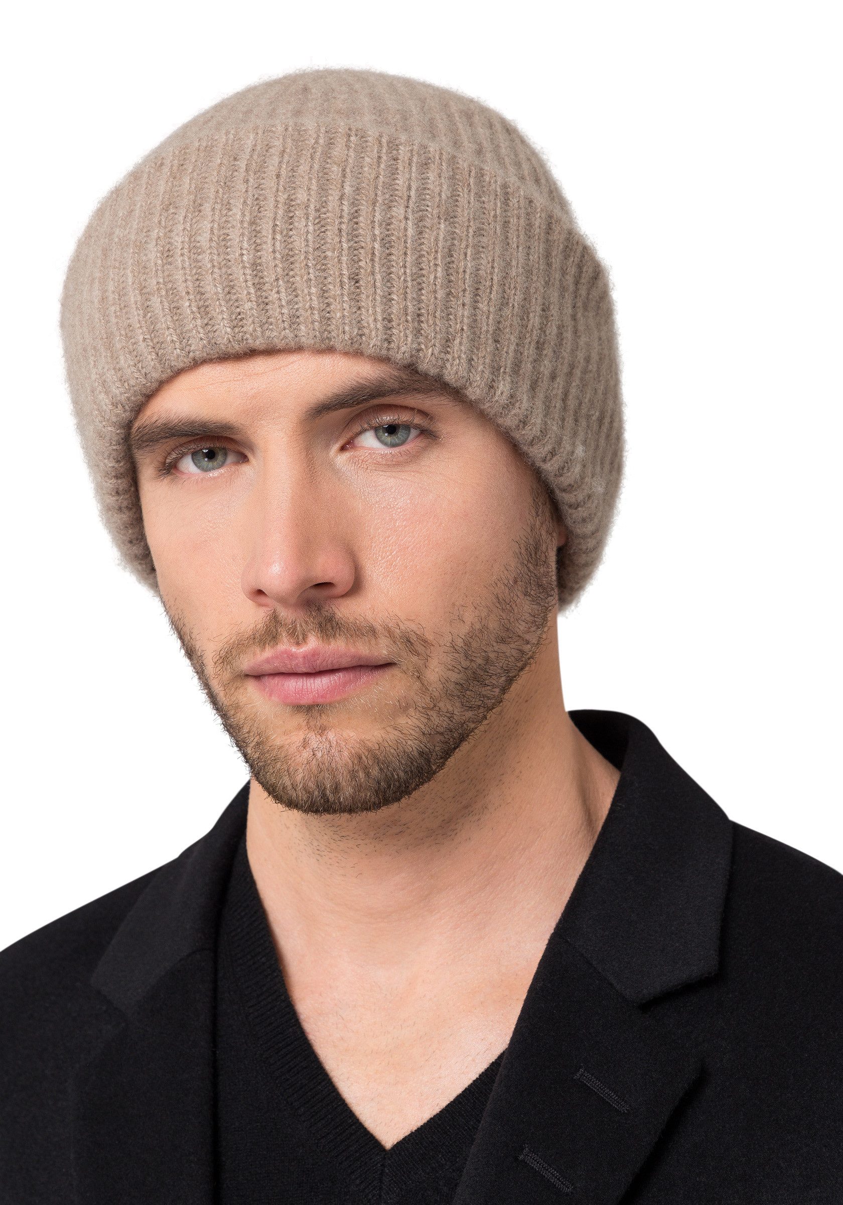 Style & Republic Beanie Kaschmir Chunky Beanie Herren