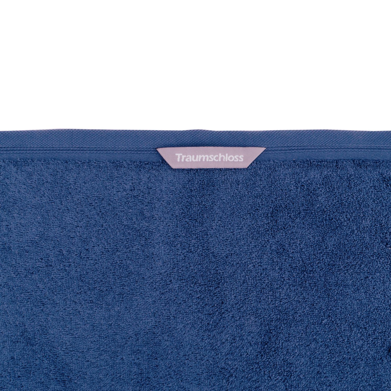 dunkelblau Frottier Frottier-Line, Haut zur Traumschloss & weich Flauschig angenehm Handtuch (1-St),