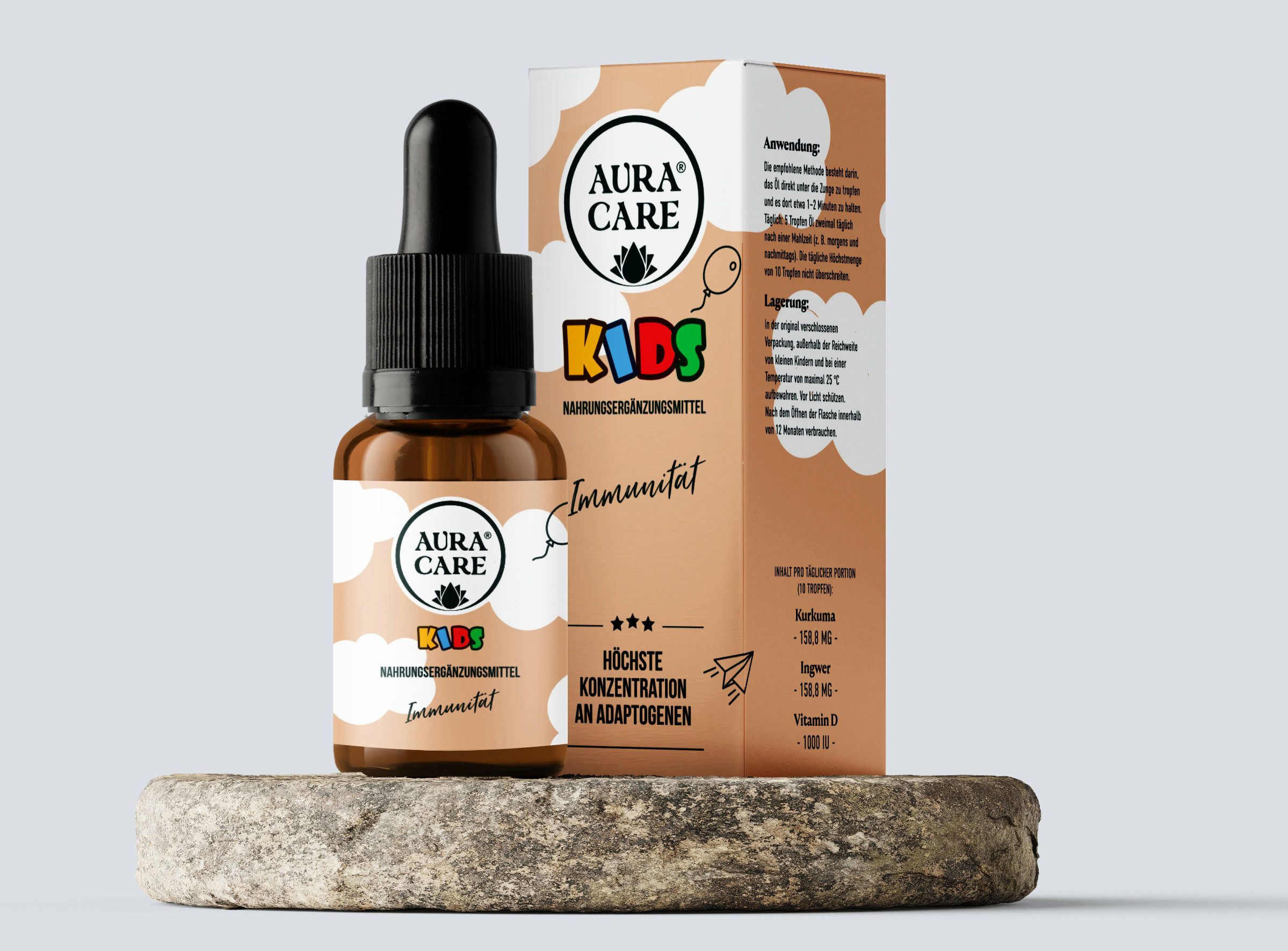 AURACARE AuraCare® KIDS Immunität Tropfen 15 ml Extrakt Tropfen