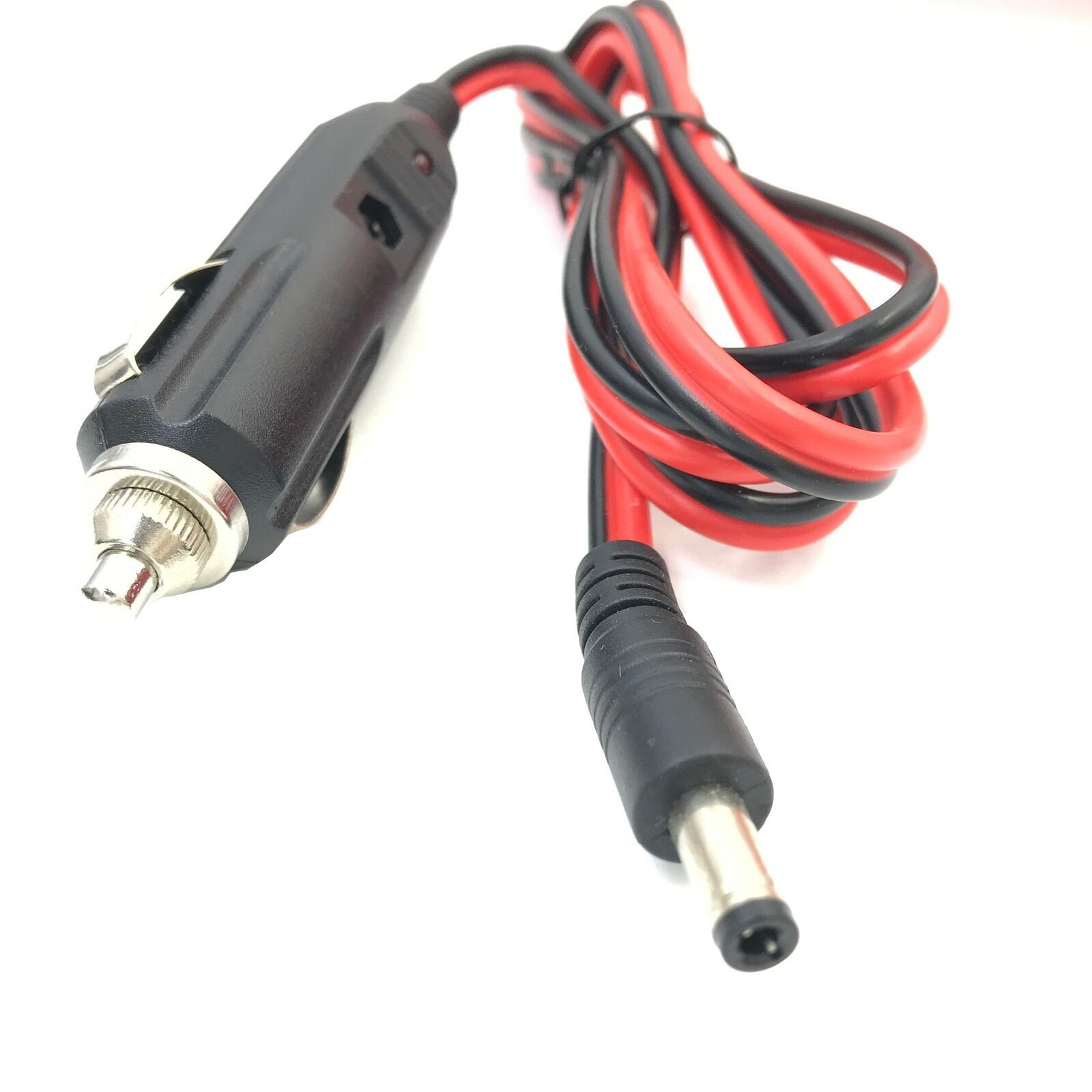Bolwins H37 KFZ Auto Adapter 12V 5A Stecker 5,5X2,1mm Zigarettenanzünder Kabel Netzkabel, Hohlstecker 5,5 x 2,1 mm, KFZ-Zigarettenanzünder Stecker, DC Hohlbuchse 5,5 x 2,1 mm (120 cm), LED-Betriebsanzeige, integrierte Sicherung, Überspannungsschutz