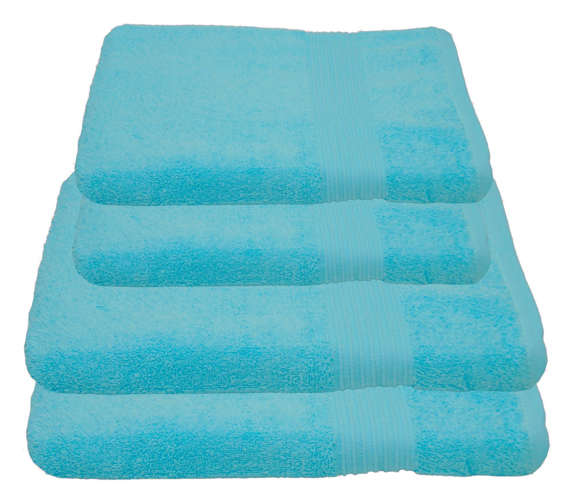 Handtücher 4-Handtücher-Babyblau