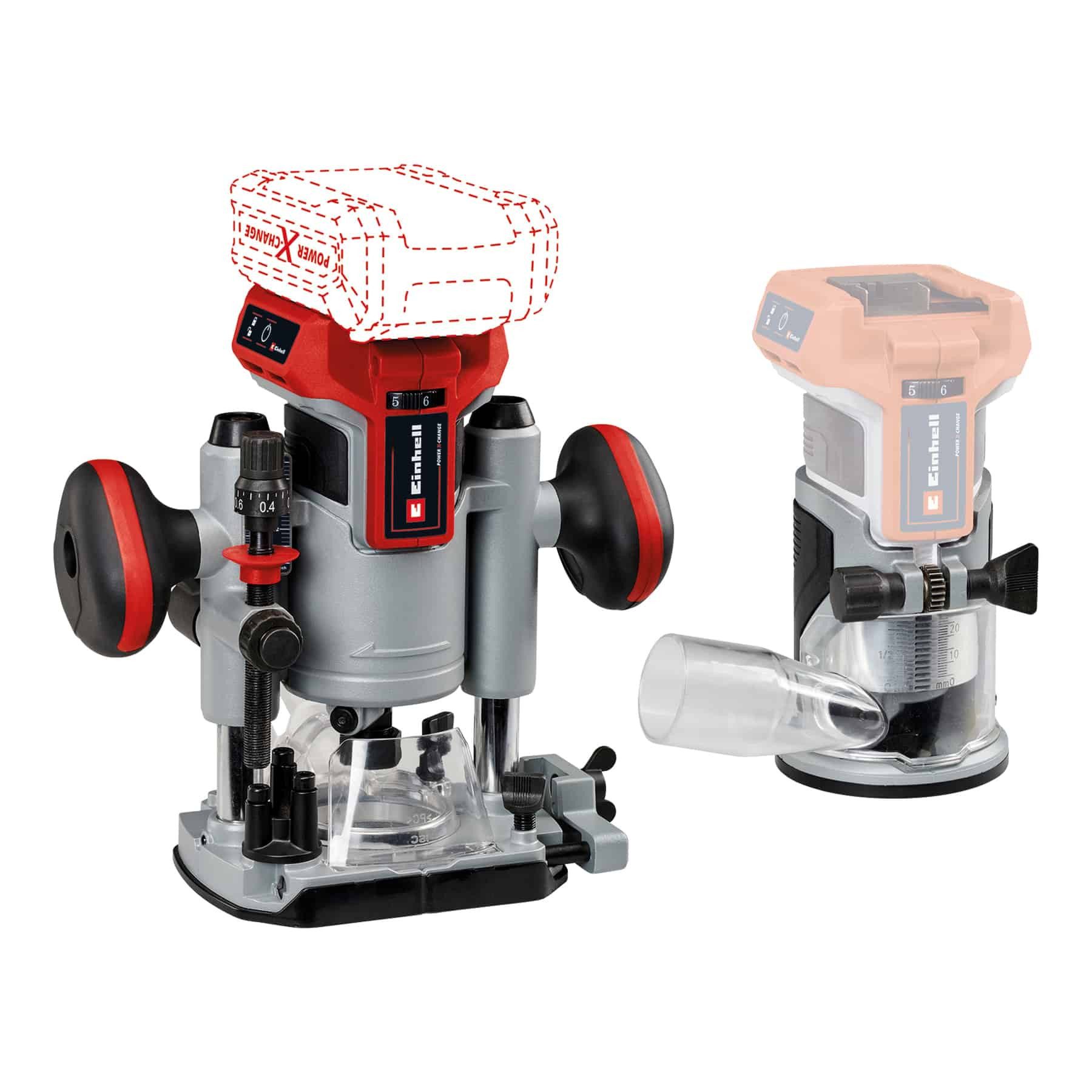 Einhell Fräse EINHELL Akku-Ober/-Kantenfräse TP-RO 18 Set Li BL