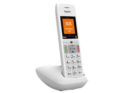 Gigaset GIGASET DECT-Telefon E390 weiß Schnurloses DECT-Telefon